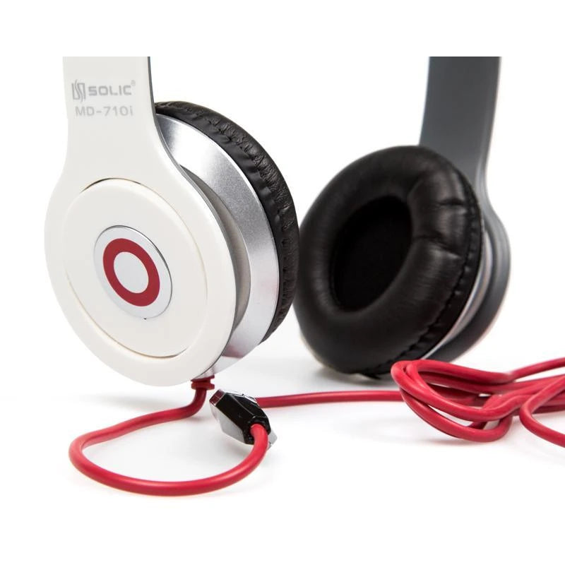 MD 710i High-Quality Stereo Headphones With Clear Sound And Microphone Ideal For Mobile And PC Use