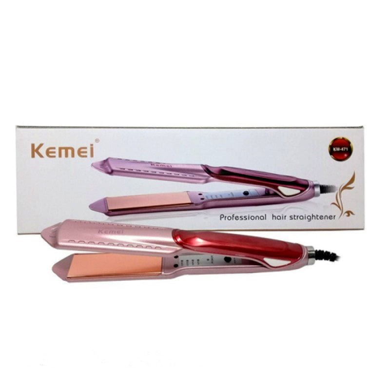 KM-471 Kemei Professional Hair Straightener With Temperature Control