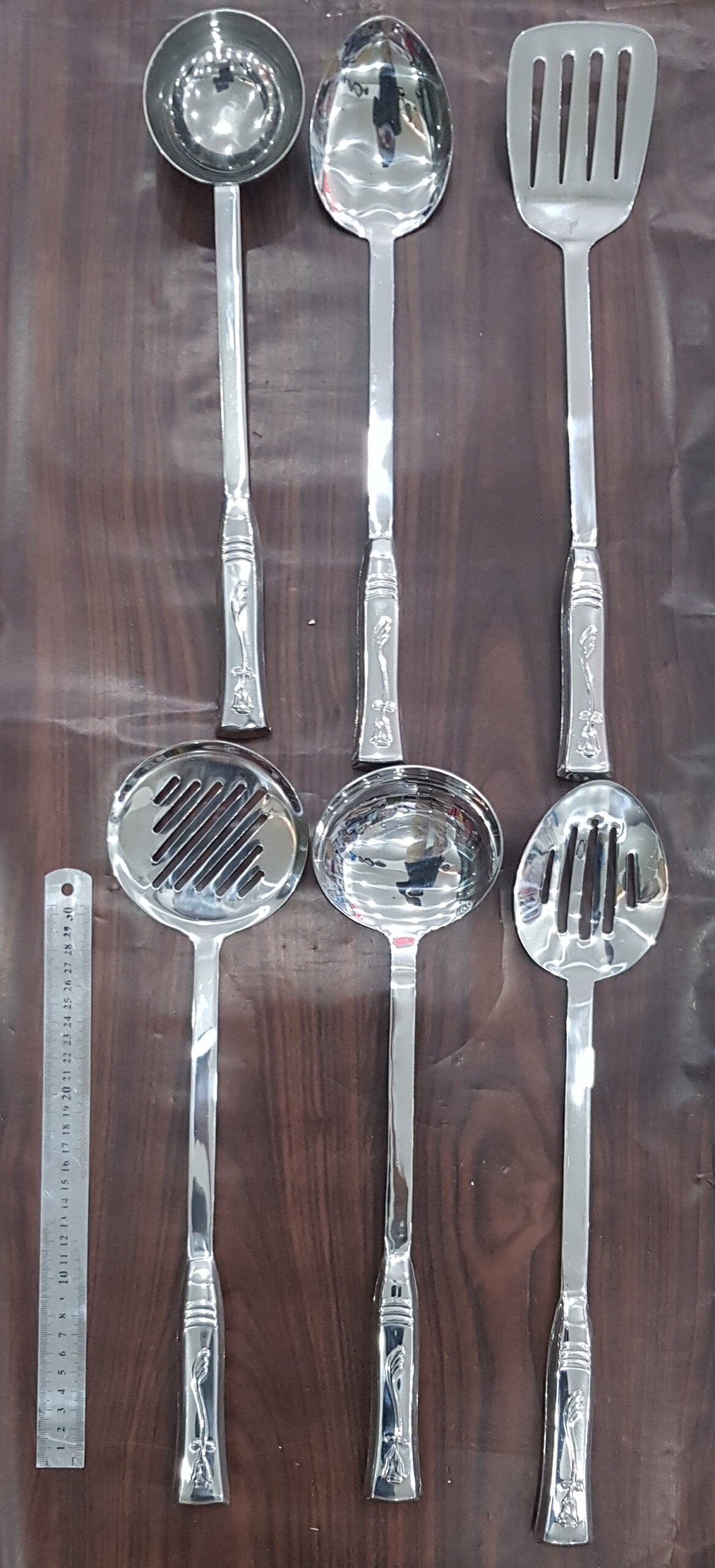 7pcs Stainless Steel Cutlery Set with Holder Stand High Quality