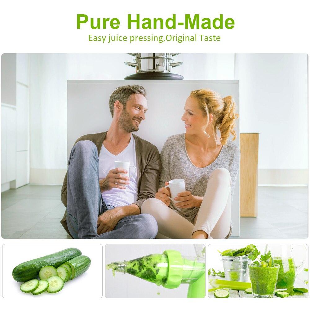 Multifunction Manual Hand Juicer Fruit Vegetable Extractor Portable DIY Kitchen Tools With Base