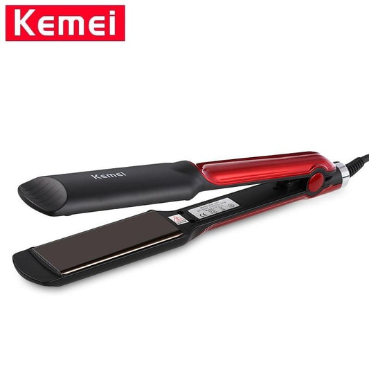 Kemei Wet/Dry Ceramic Professional Hair Straightener Electric Flat Iron Styling Tool Fast Heating