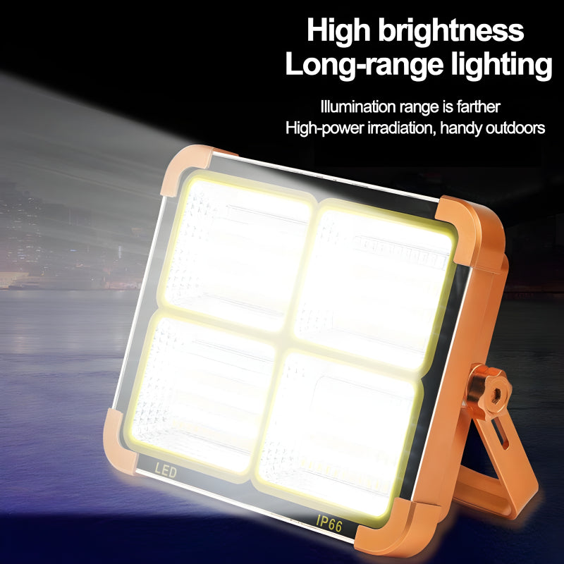 X8 Multifunctional Portable 1000W Solar LED Street Light High-Quality Rechargeable Off-Grid Private Lighting Solution