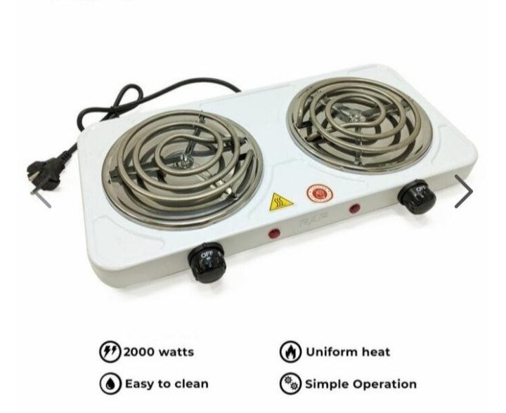 Double electric stove