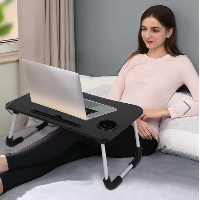 Laptop Table Modern Computer Desk Folding Multi-Purpose Laptop Table| Study Table| Bed Table| Writing Desk