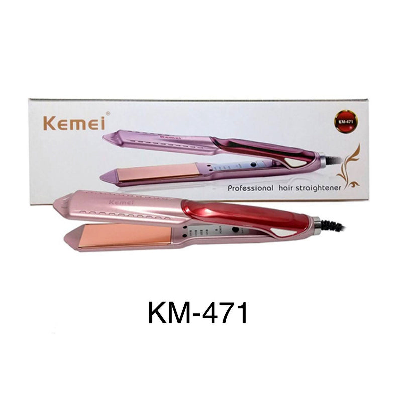 KM-471 Kemei Professional Hair Straightener With Temperature Control