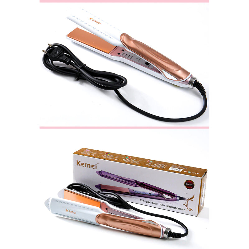 KM-471 Kemei Professional Hair Straightener With Temperature Control