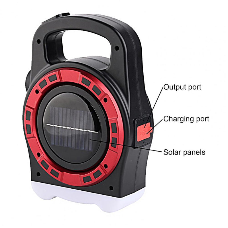 HB-6678C 20W Ergonomic Multi-Functional Portable Solar Lamp