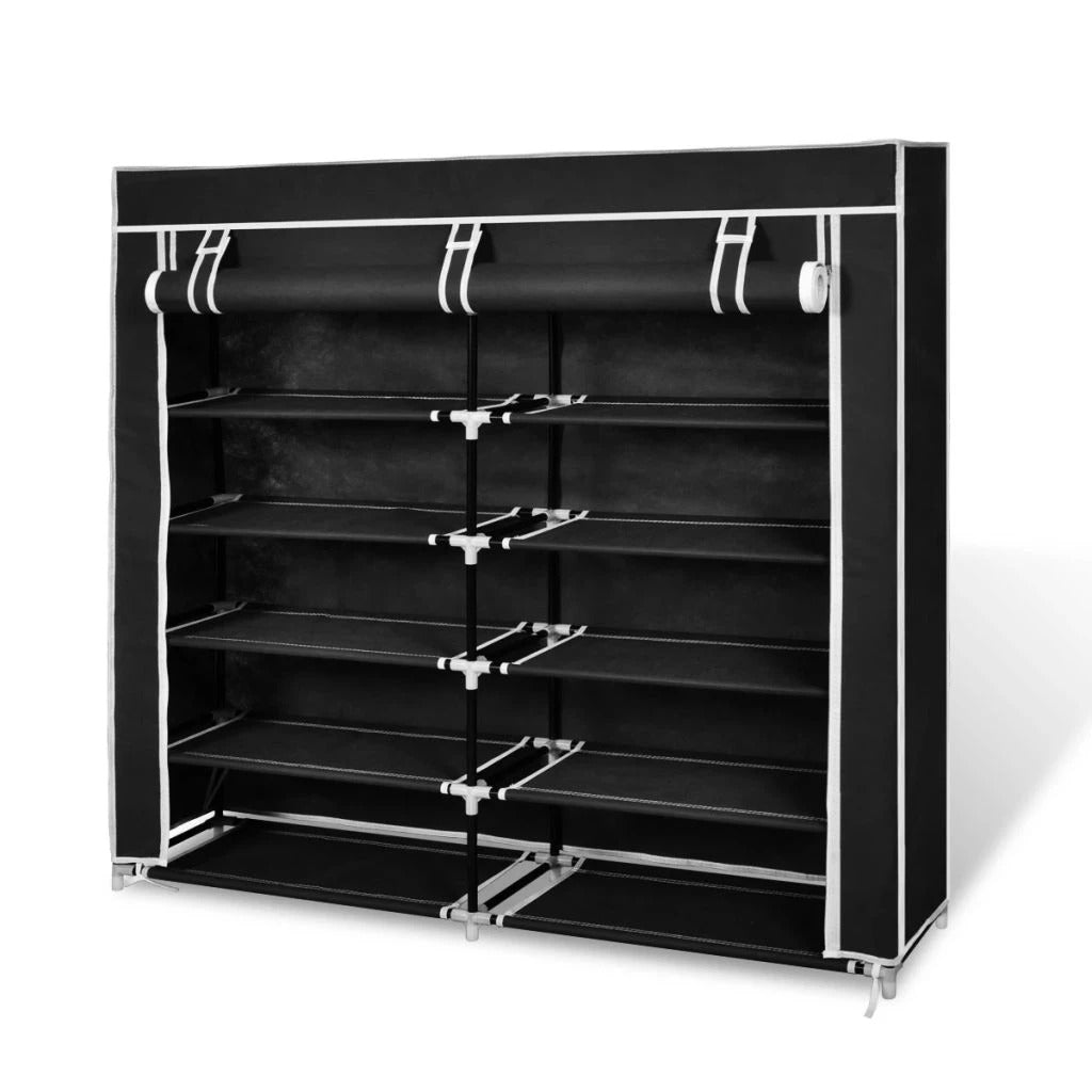 HCX Collapsible Double Dustproof And Dampproof Shoe Wardrobe Storage Organizer