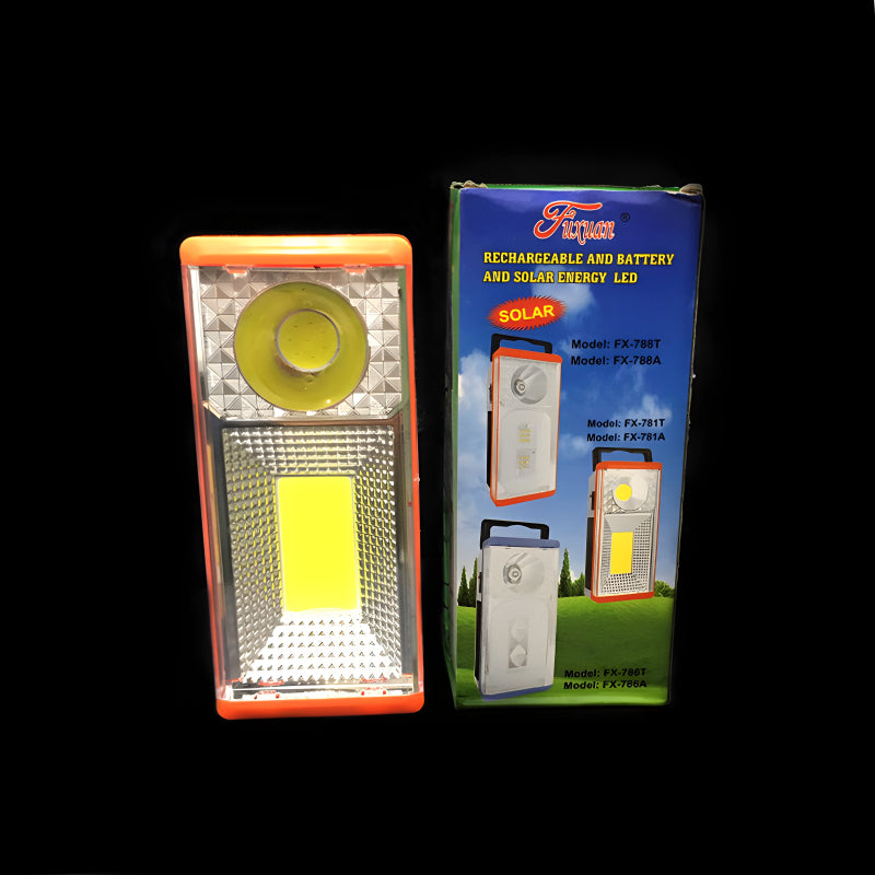 Versatile Mini Portable LED Emergency Lamp Rechargeable Battery And Solar Charging