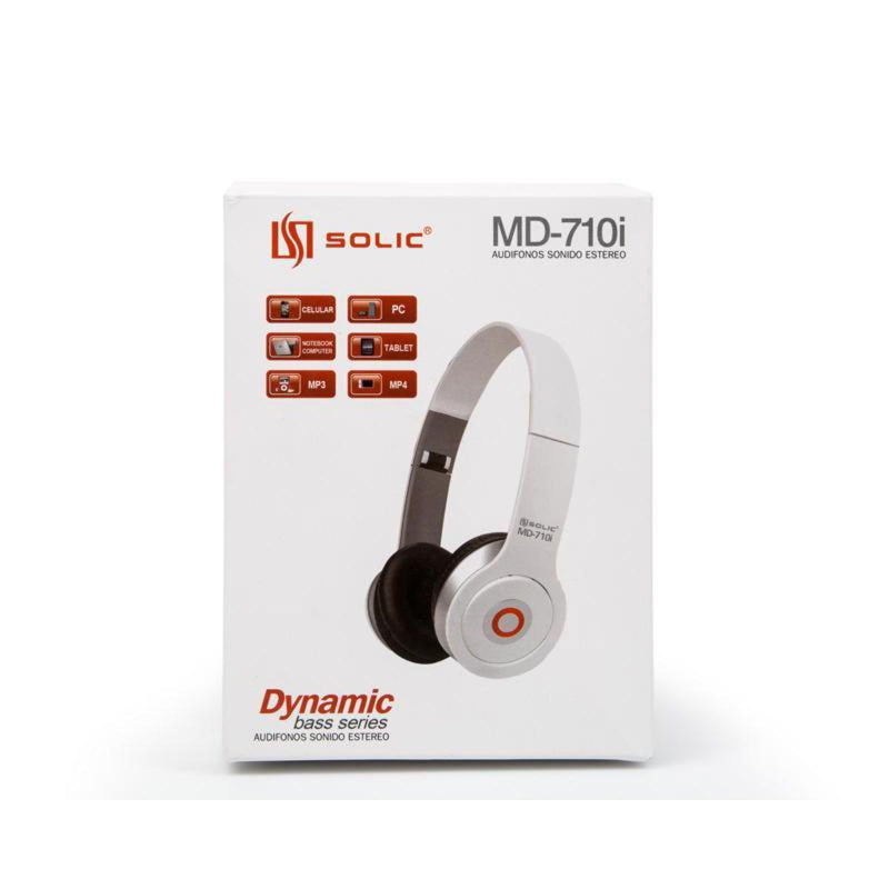 MD 710i High-Quality Stereo Headphones With Clear Sound And Microphone Ideal For Mobile And PC Use