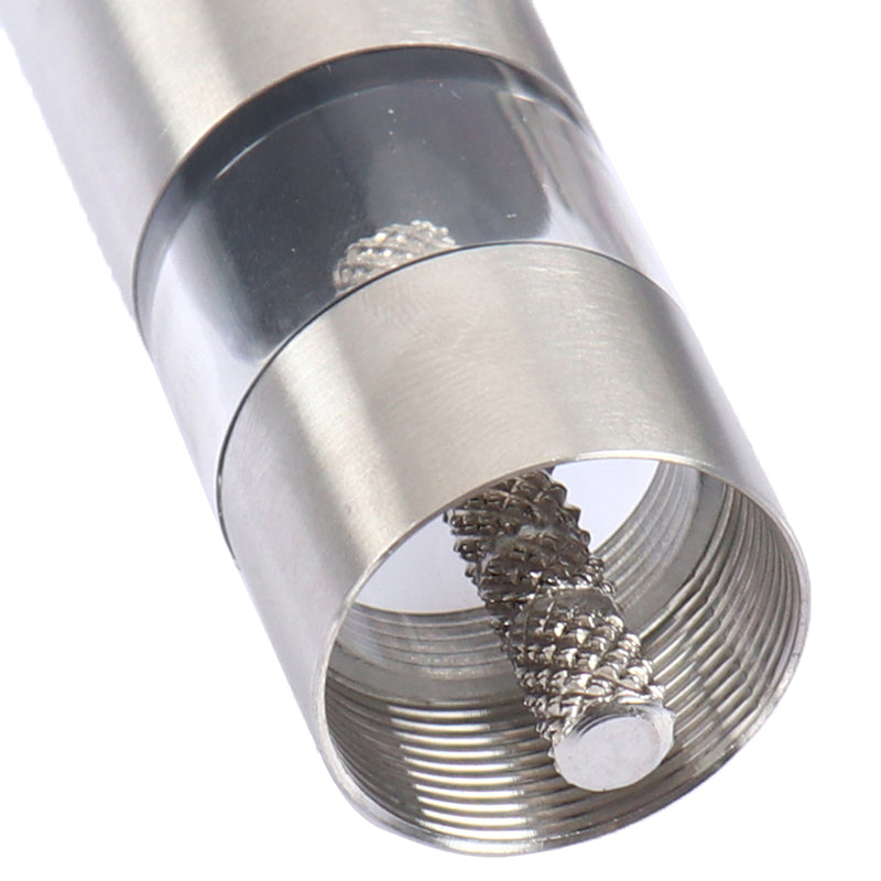 One Handed Operation Thumb Push High Quality Stainless Steel Spice Grinder