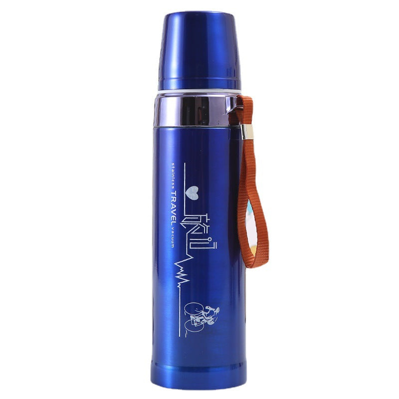 800ml Stylish Double Layer Stainless Steel Thermos Vacuum Insulated Bottle