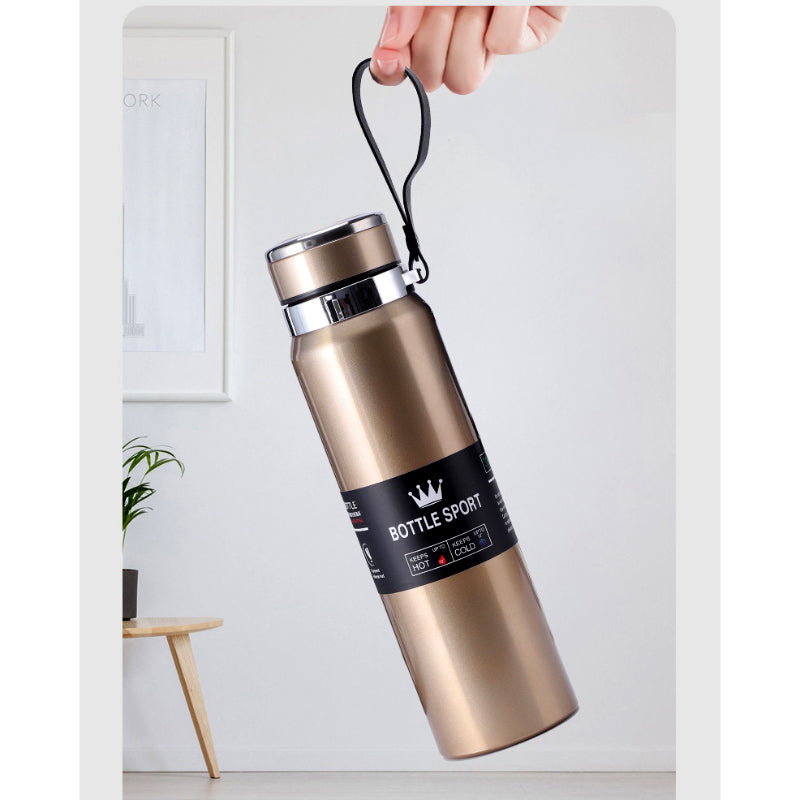 1000ml Large Capacity Stainless Steel Vacuum Flask Hot And Cold Water Bottle