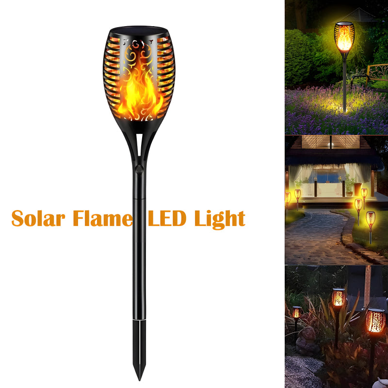 XF-6017 Solar Flame LED Light Lamp Enhance Your Outdoors With Stunning Decoration