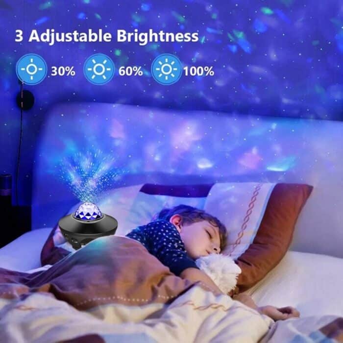 Projector Night Light Rotating Sky Moon Lamp Galaxy Lamps Home Bedroom