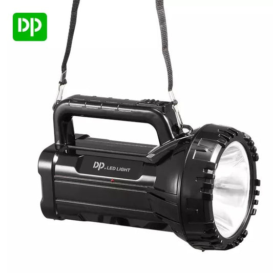 Rechargeable Bright LED Flashlight Torch 75W High Powered Searchlight Built-In Battery