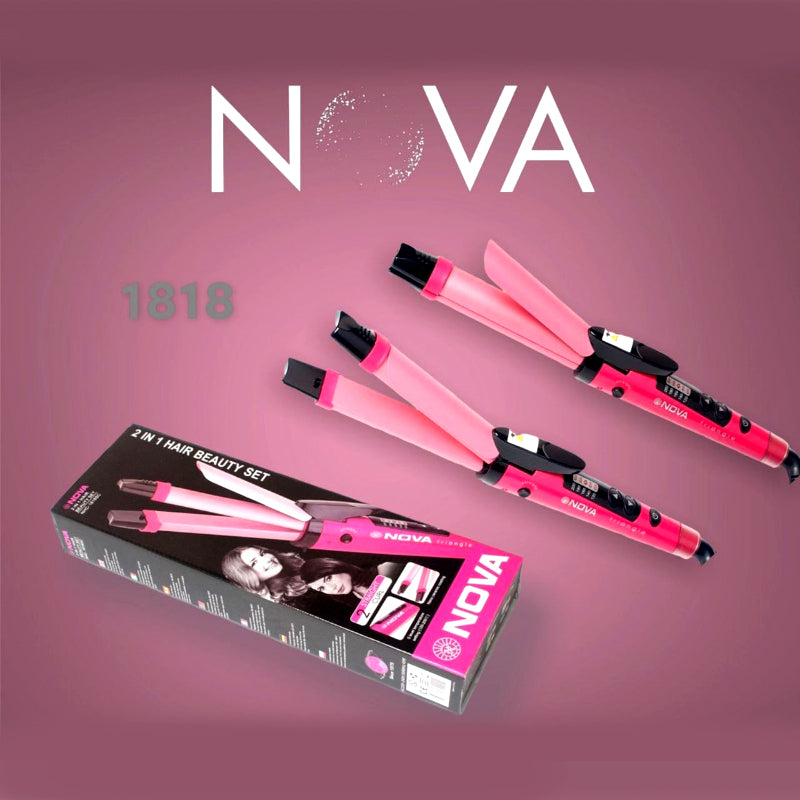 NHC-1818SC Nova 2 In 1 Multi-Functional Hair Beauty Set