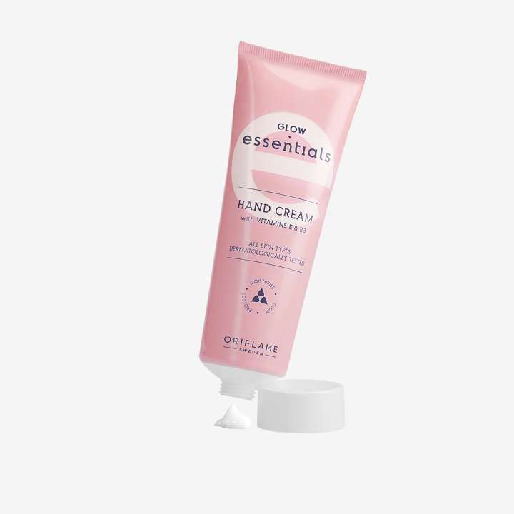 Glow Essentials Hand Cream with Vitamins E & B3