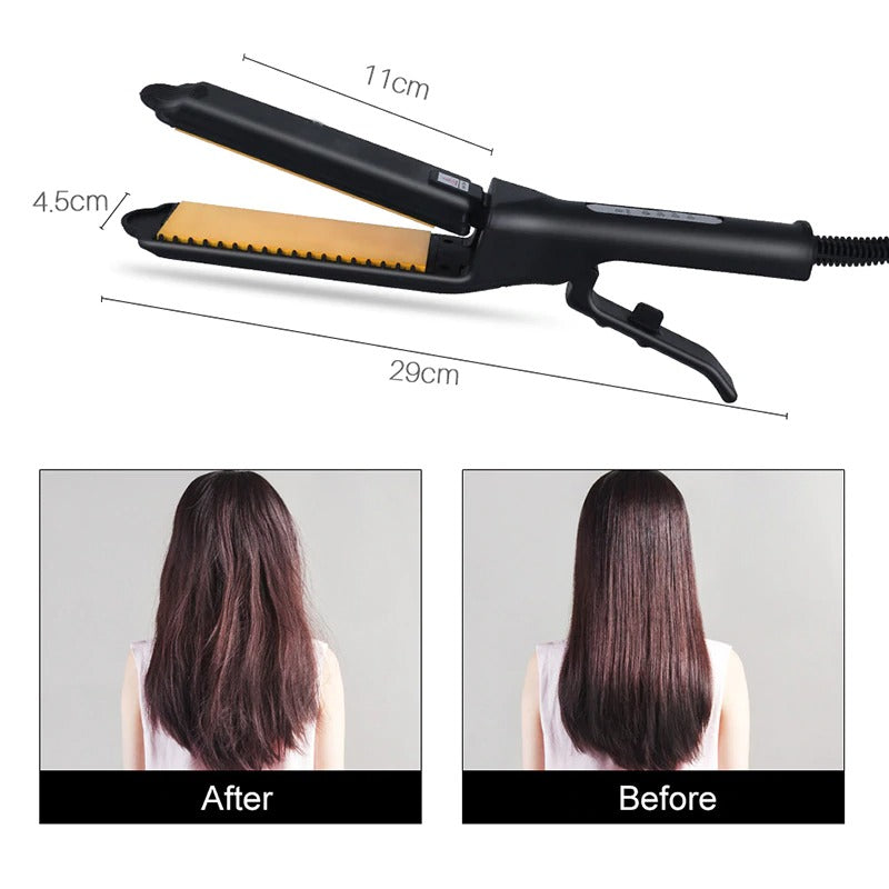 Professional Electric Hair Straightener Hair Flat Iron Ceramic Heat Curler